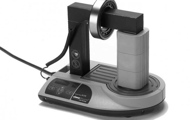 گرمکن القایی برقی با ترموستات کنترل دما جهت بلبرینگ های صنعتی تا وزن 300 کیلوگرم مدل IH-210 ساخت سیماتک انگلستان