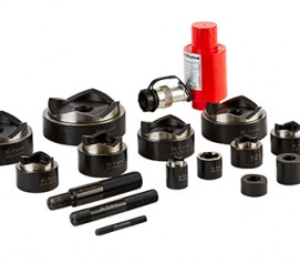 ست کامل پانچر هیدرولیکی 700 بار فشارقوی پمپ جدا با ظرفیت 10 تن و ضخامت 70 میلیمتر مدل HKP And SKP Range ساخت هایفورس انگلستان